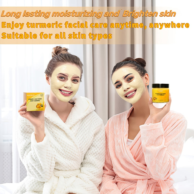 Turmeric Vitamin C Clay Facial Mask 1pcs