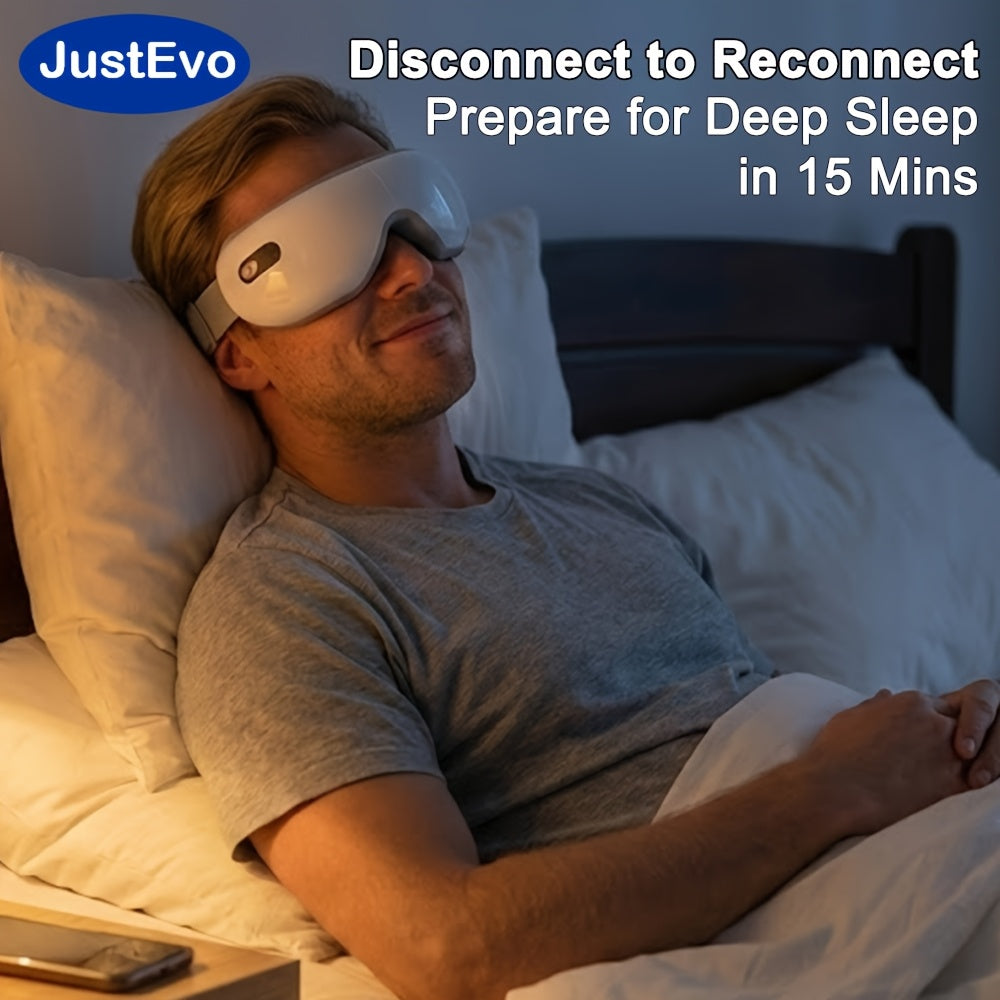 Eye Massager. Smart Eye Massager with Heat And Vibration, 4D Air Compression Eye Mask