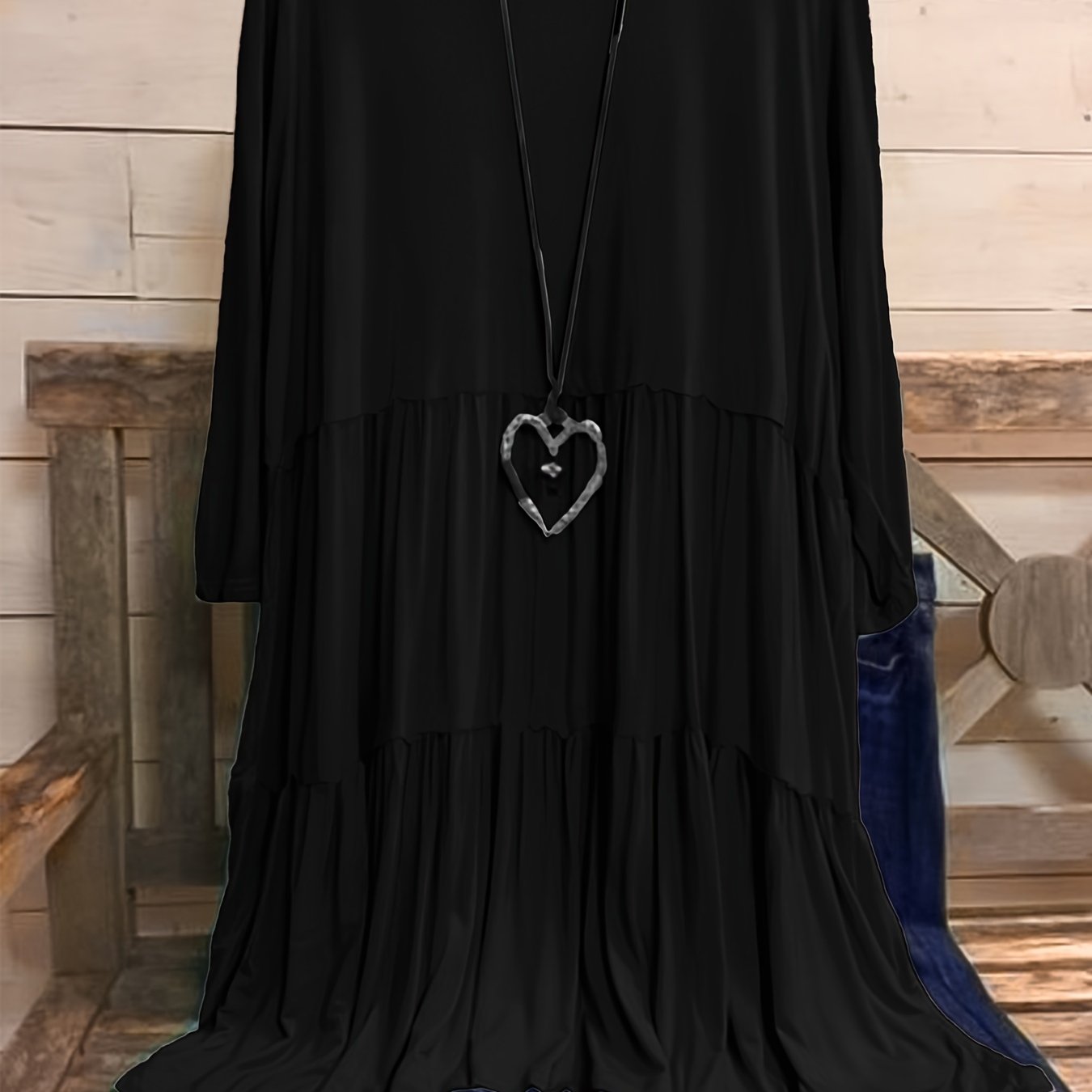 Plus Size Women's Chic Smock Dress