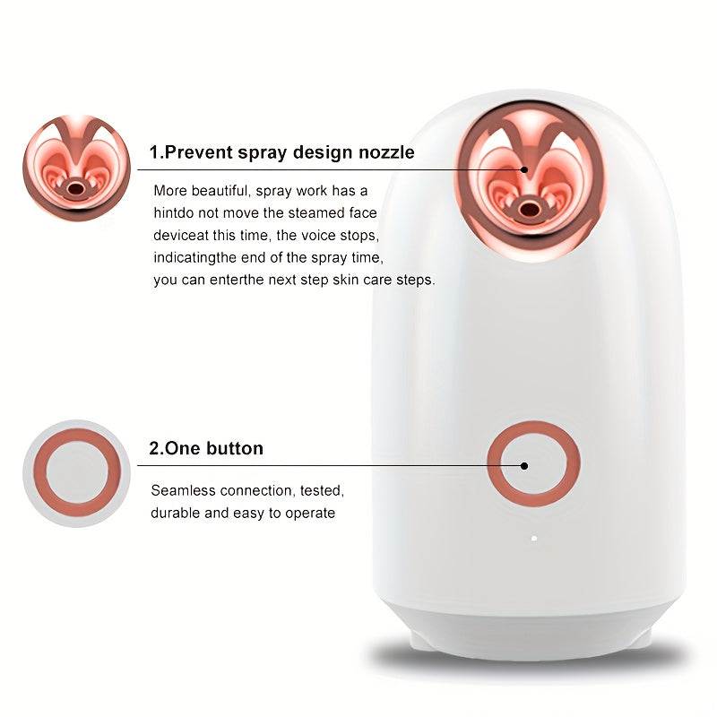 Large Face Steamer with Fine Mist