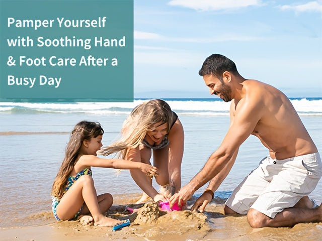 VTS Self Care Kit - Includes Moisturizing Heel Socks, Hand & Foot Oil, Salt Scrubs, Serum, Urea Cream 40 Percent - Hand Care Set, Foot Pedicure Kit
