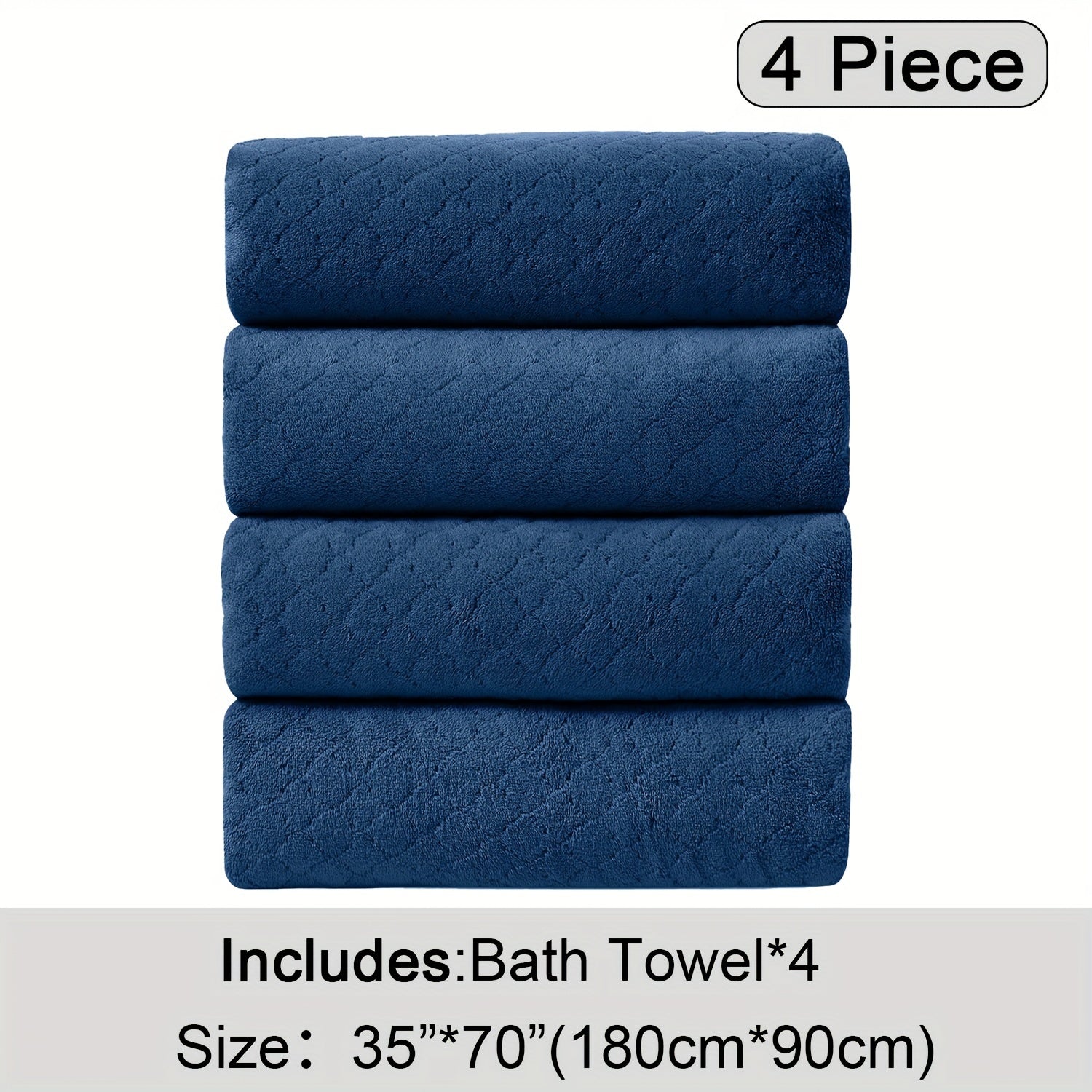 Extra Large Bath Towel Microfiber Set