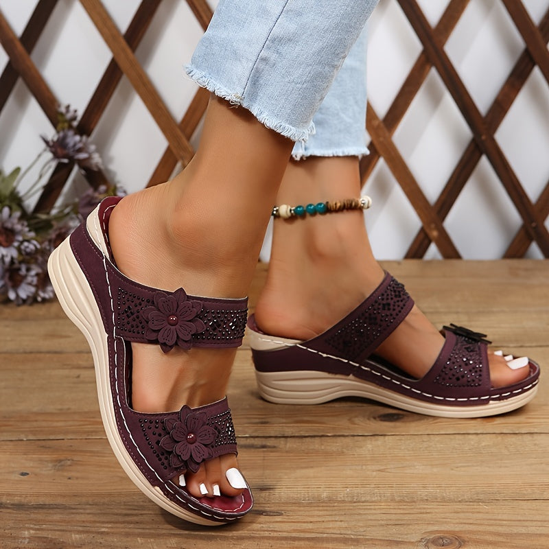 Slip-On Platform Slippers for Women