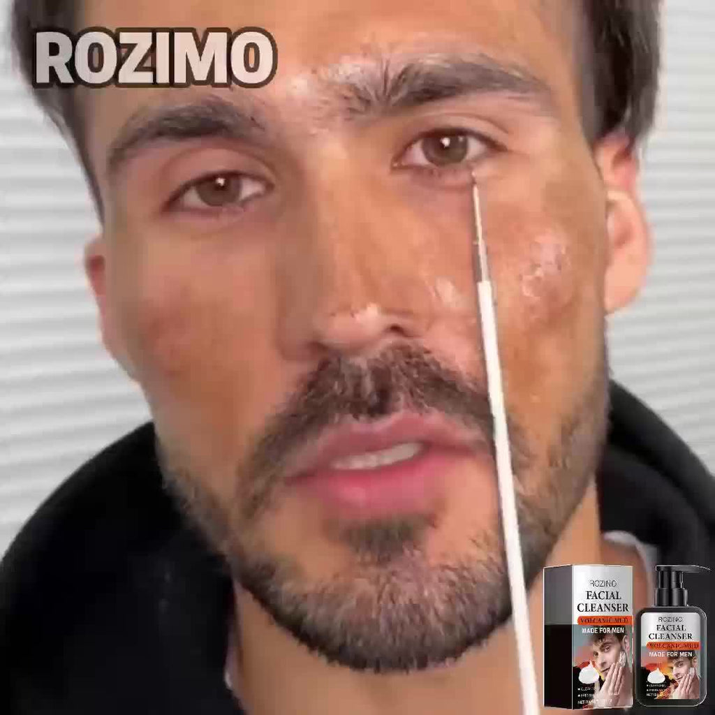 Instant Clean Men's Volcanic Mud Facial Cleanser