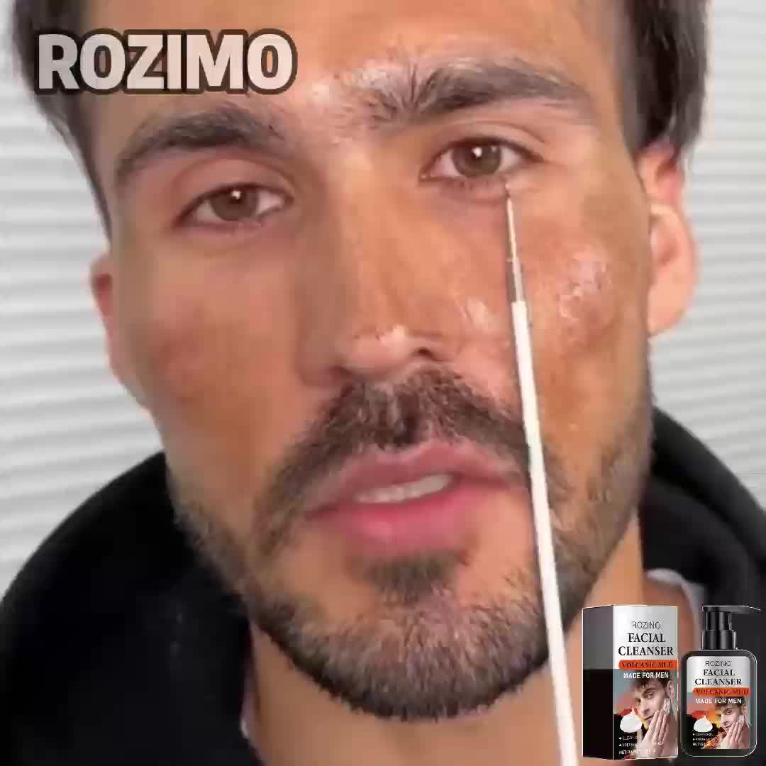 Instant Clean Men's Volcanic Mud Facial Cleanser