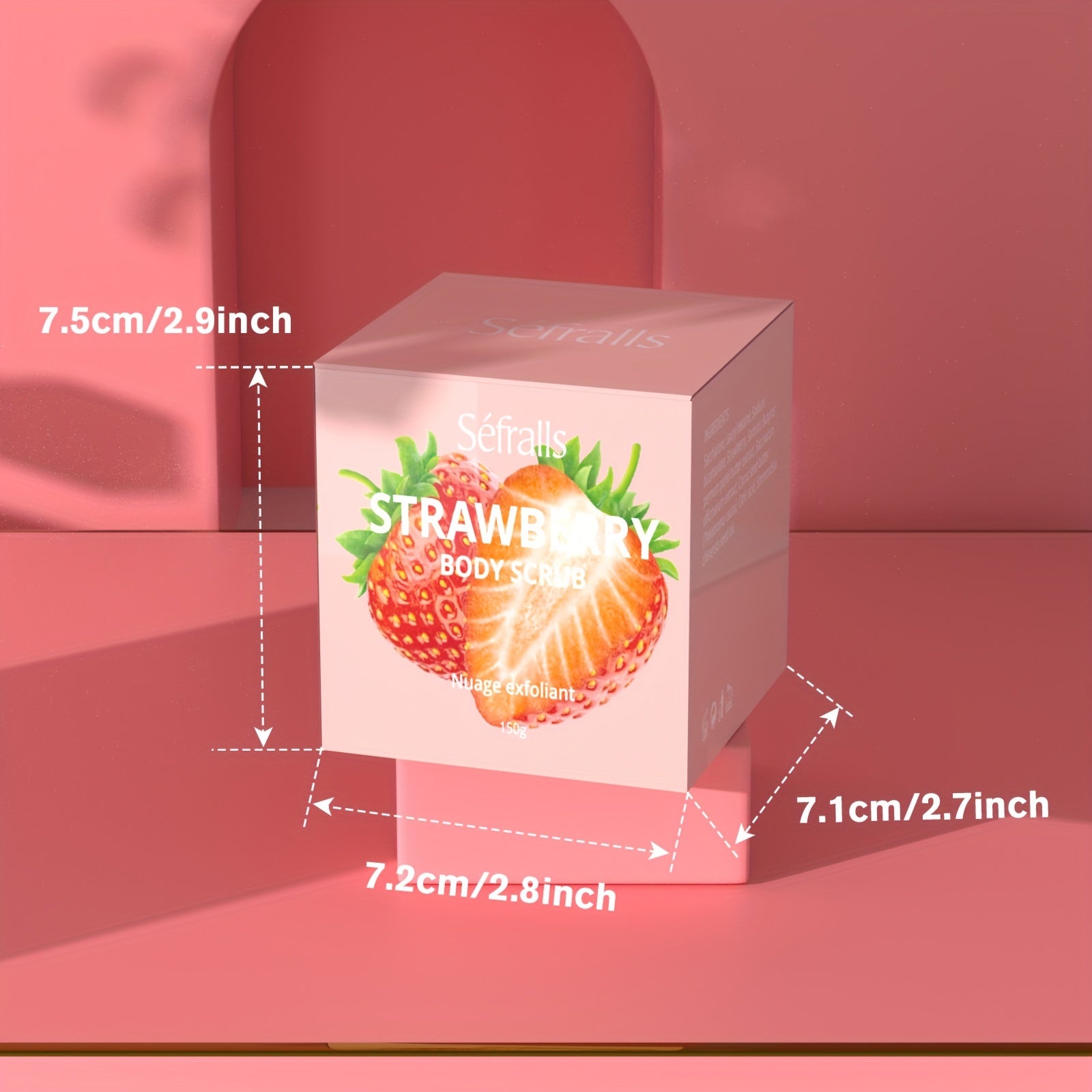 Séfralls Strawberry Body Scrub 150g