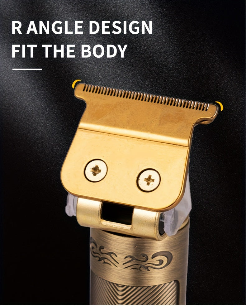 Professional Electric Shaver T-Blade Hair Clipper USB Rechargeable