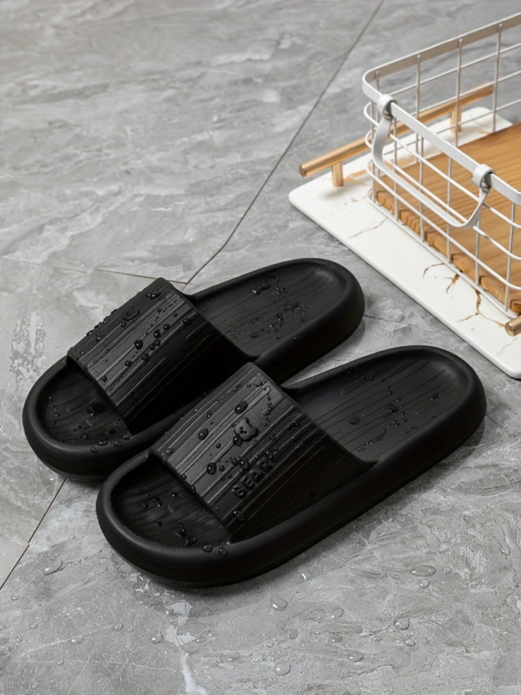 Men's Pillow Slides, Casual Non Slip EVA Slippers