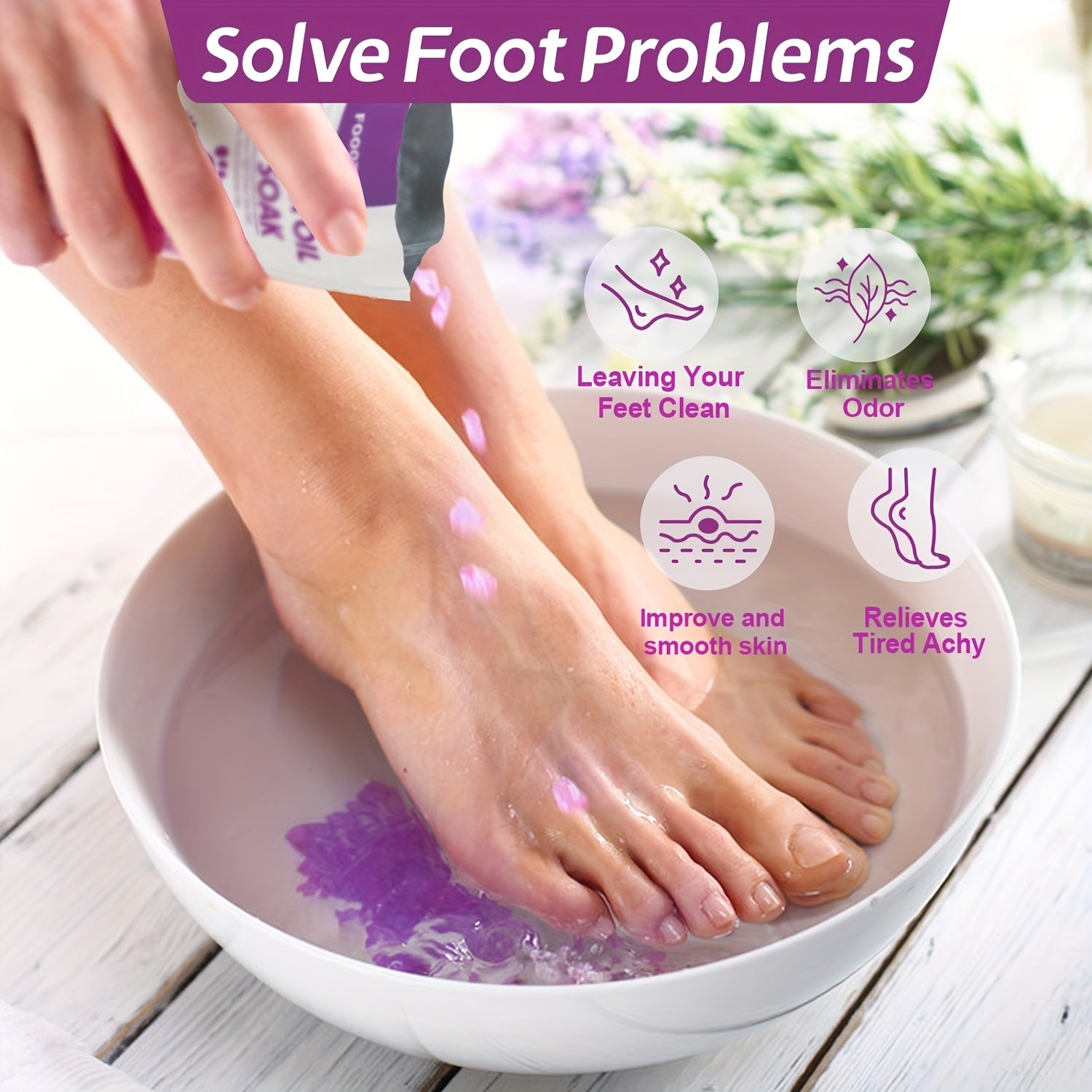 Luxurious Foot Soak Salts - Salts & Soaks for Exfoliating, Relaxation, and Softening