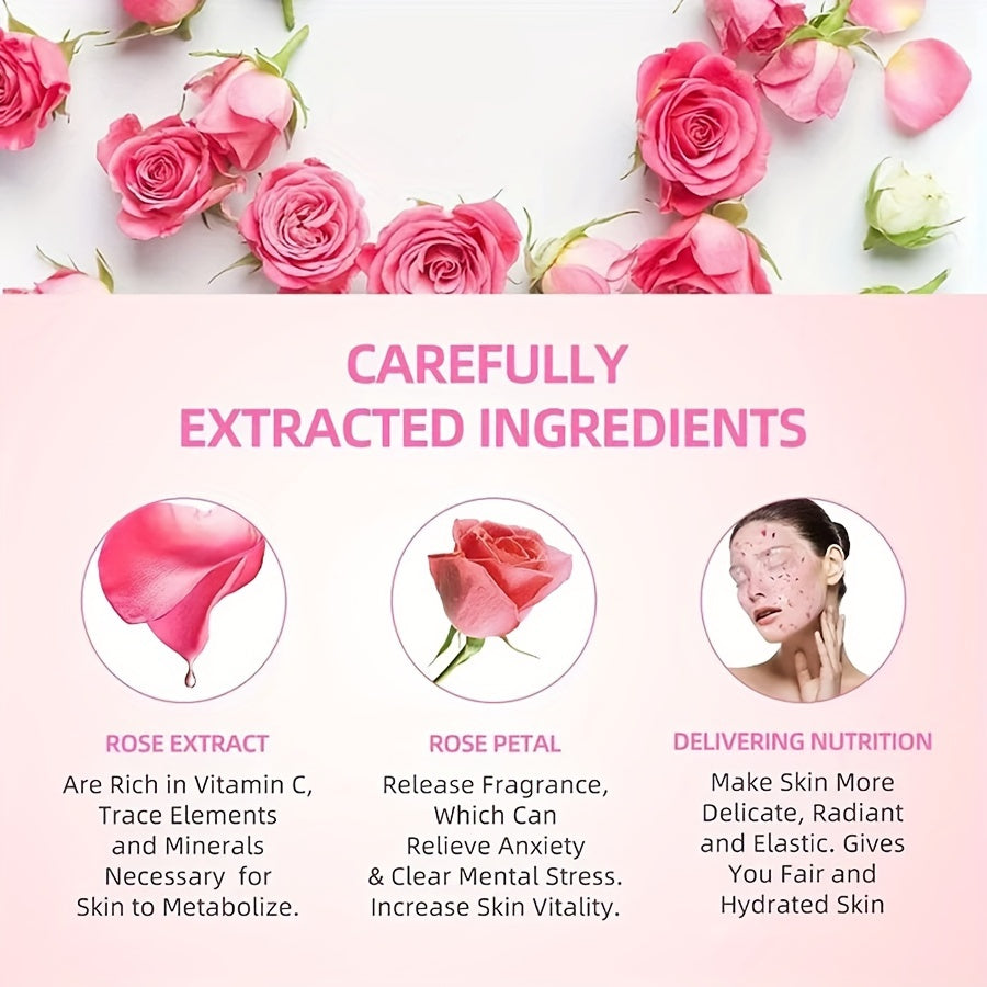 Rose Petal Jelly Facial Mask Powder