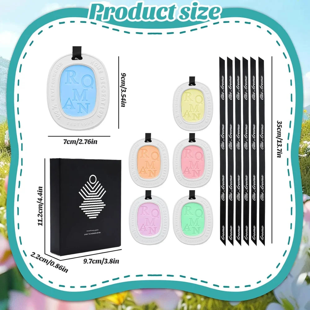 Aromatherapy tablets, hanging and long lasting