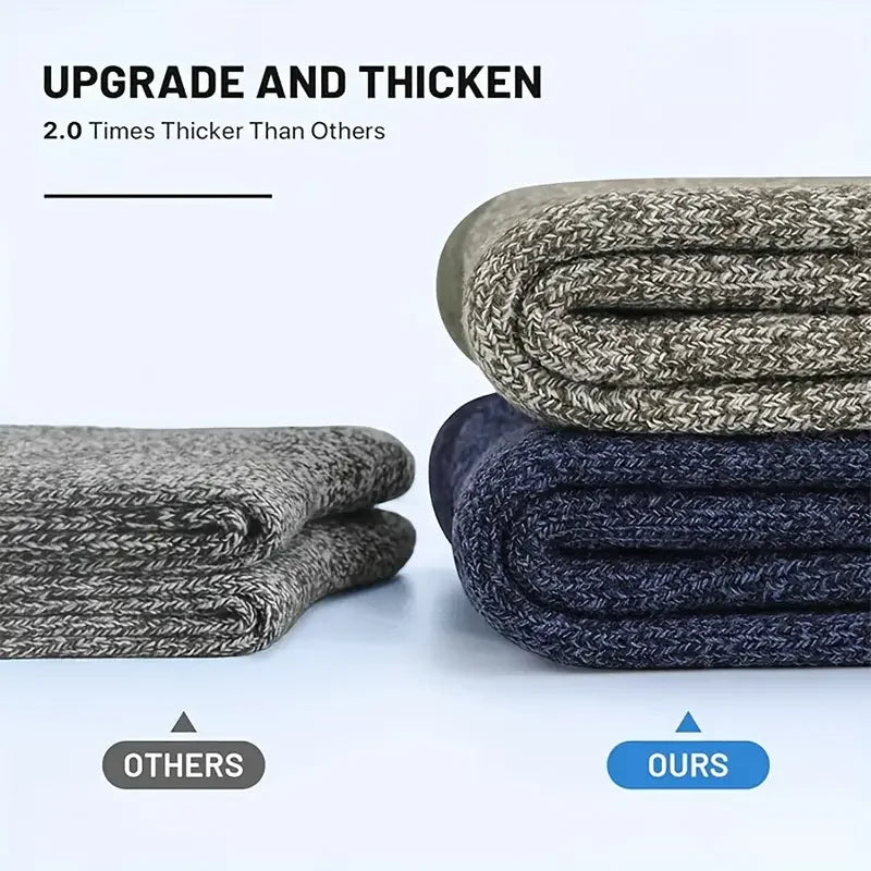 5 Pairs Merino Wool Socks For Men