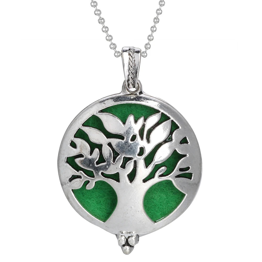 Aromatherapy Necklace Tree of Life Diffuser