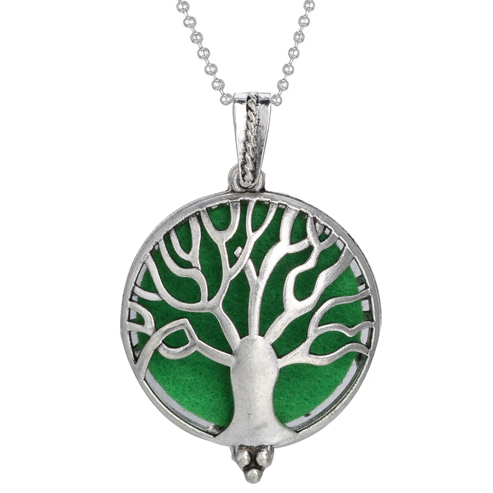 Aromatherapy Necklace Tree of Life Diffuser