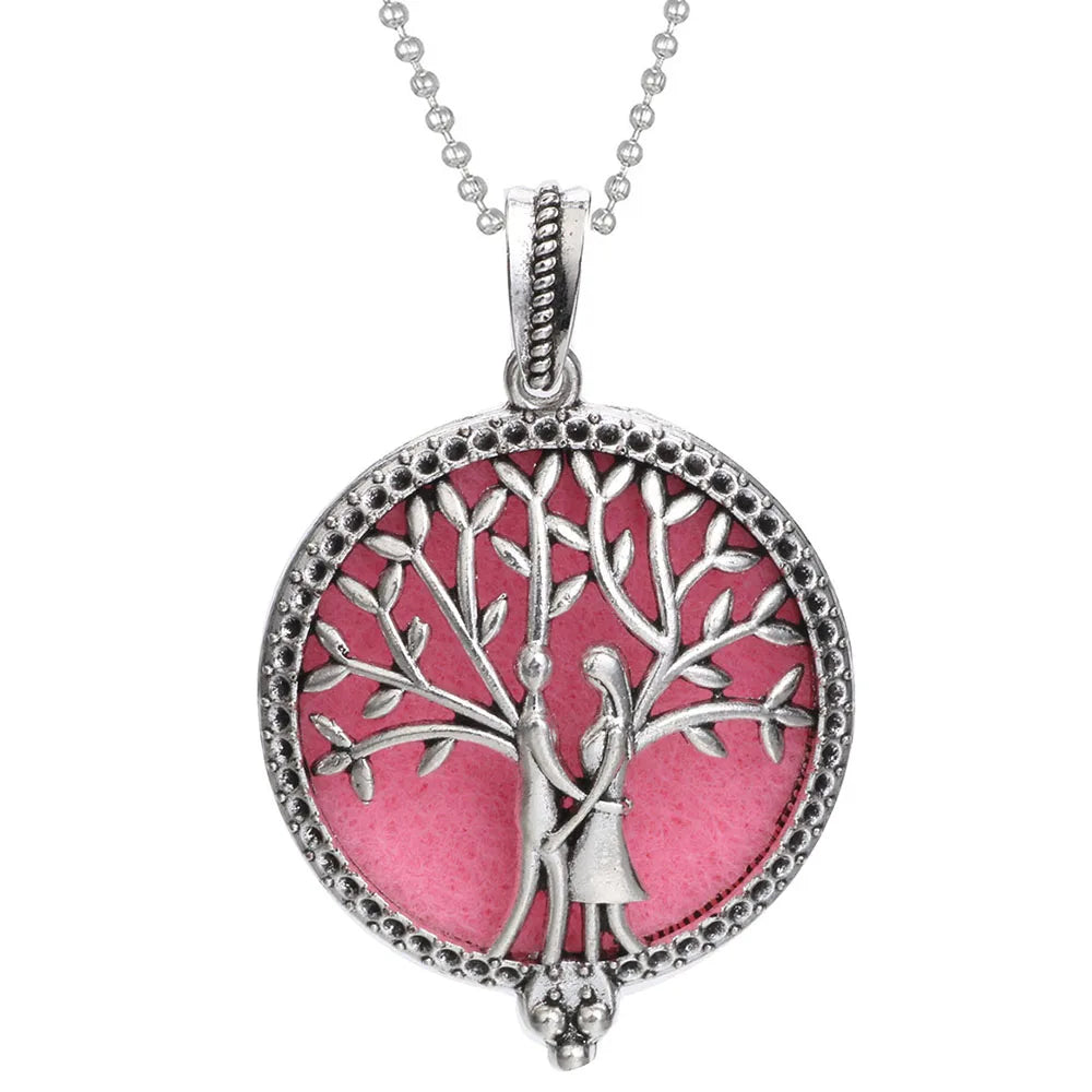Aromatherapy Necklace Tree of Life Diffuser