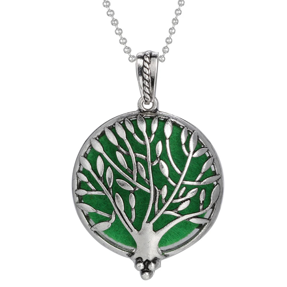 Aromatherapy Necklace Tree of Life Diffuser