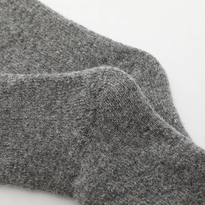 Super Warm Male Men Thicker Solid Socks Merino Wool