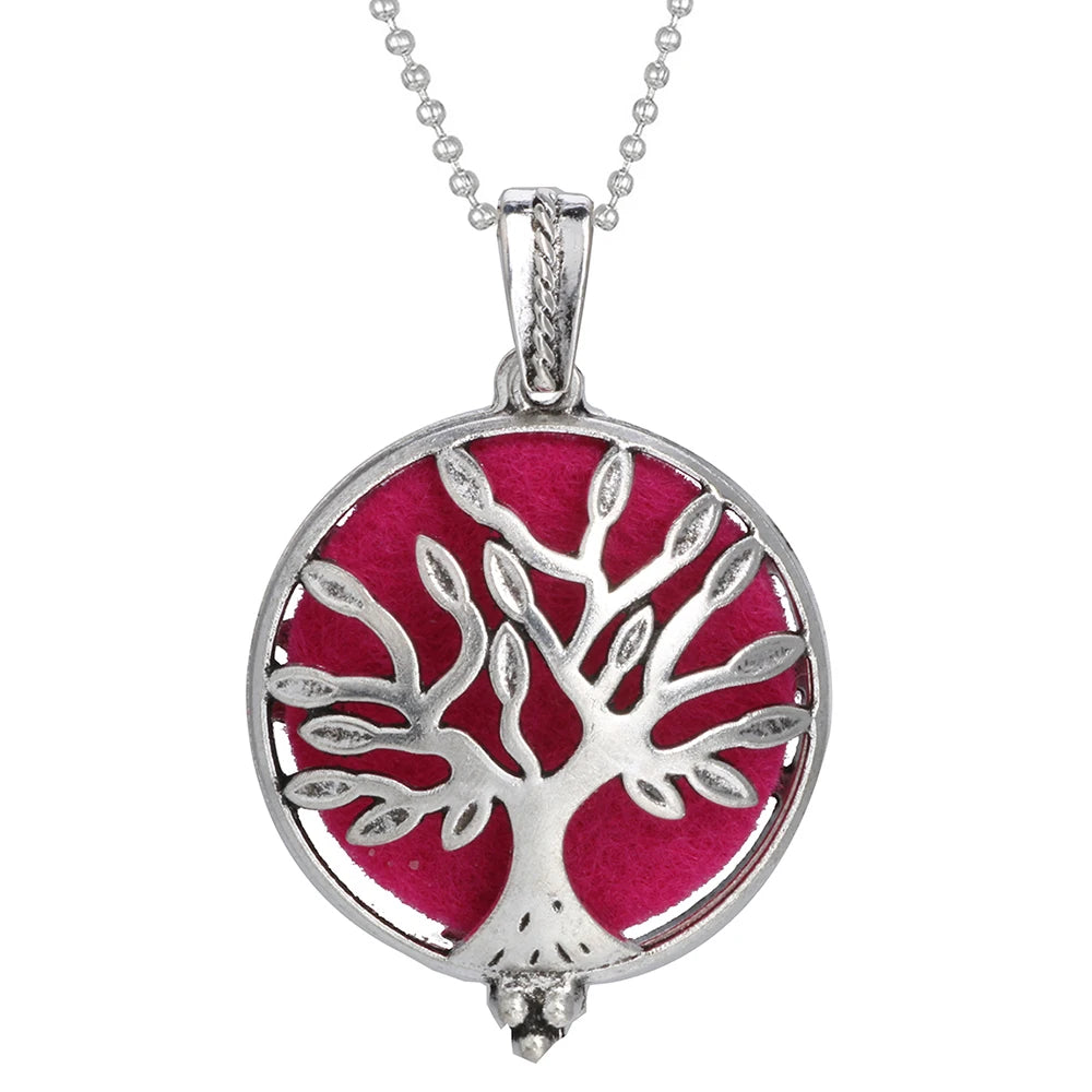 Aromatherapy Necklace Tree of Life Diffuser