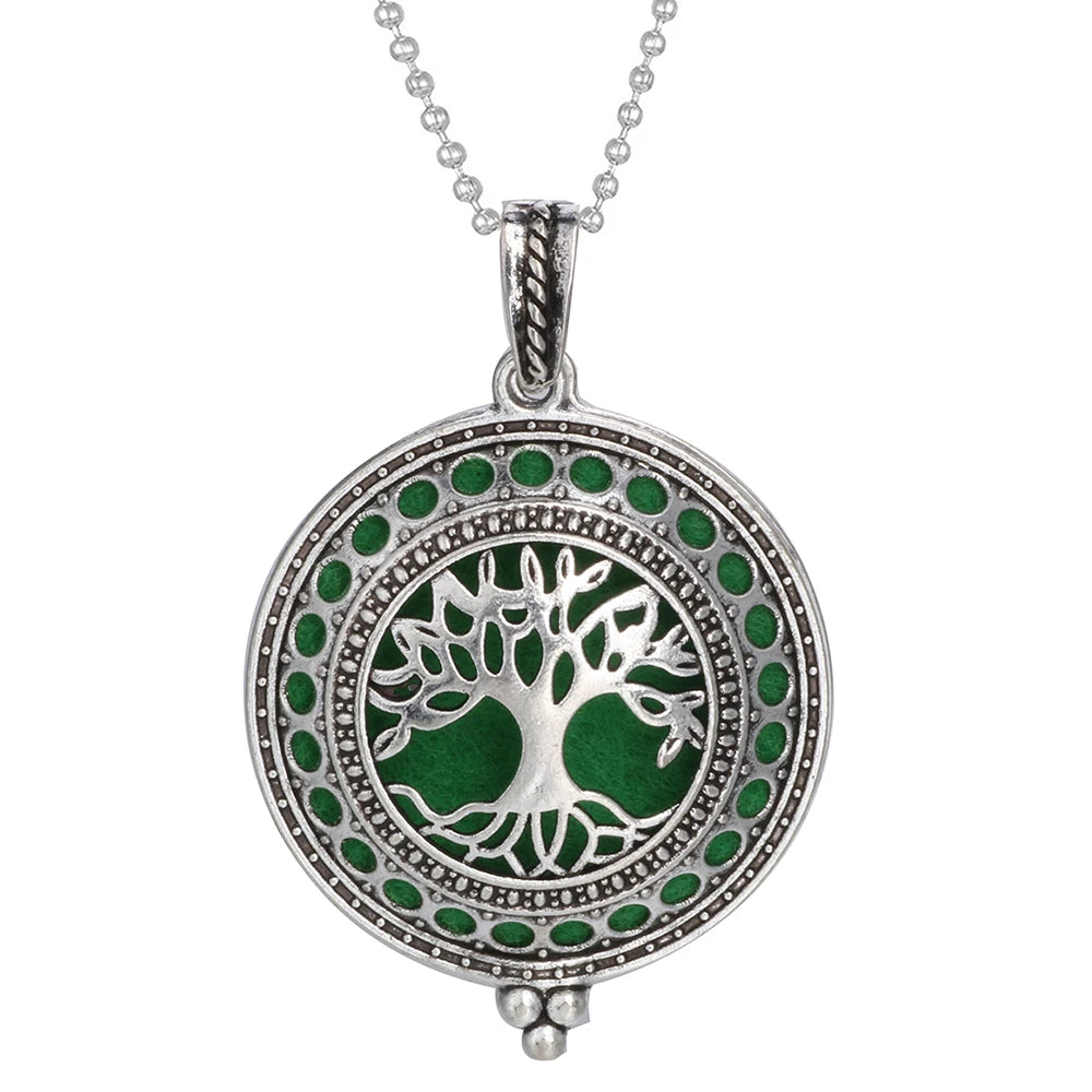 Aromatherapy Necklace Tree of Life Diffuser