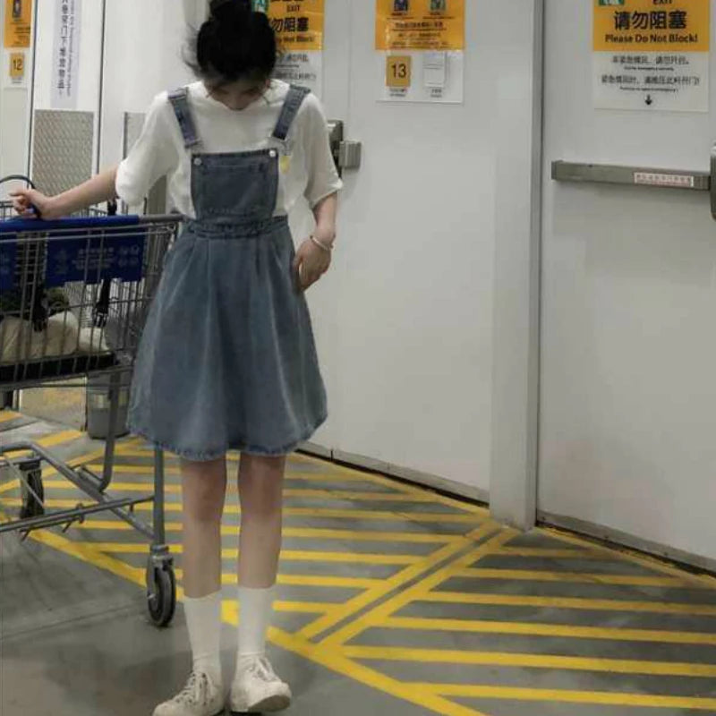 Dress Women Denim Sleeveless
