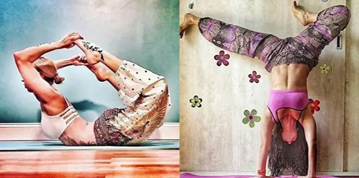 Boho Yoga Pants Wide Leg Women Harem Bohemian  Vintage Print