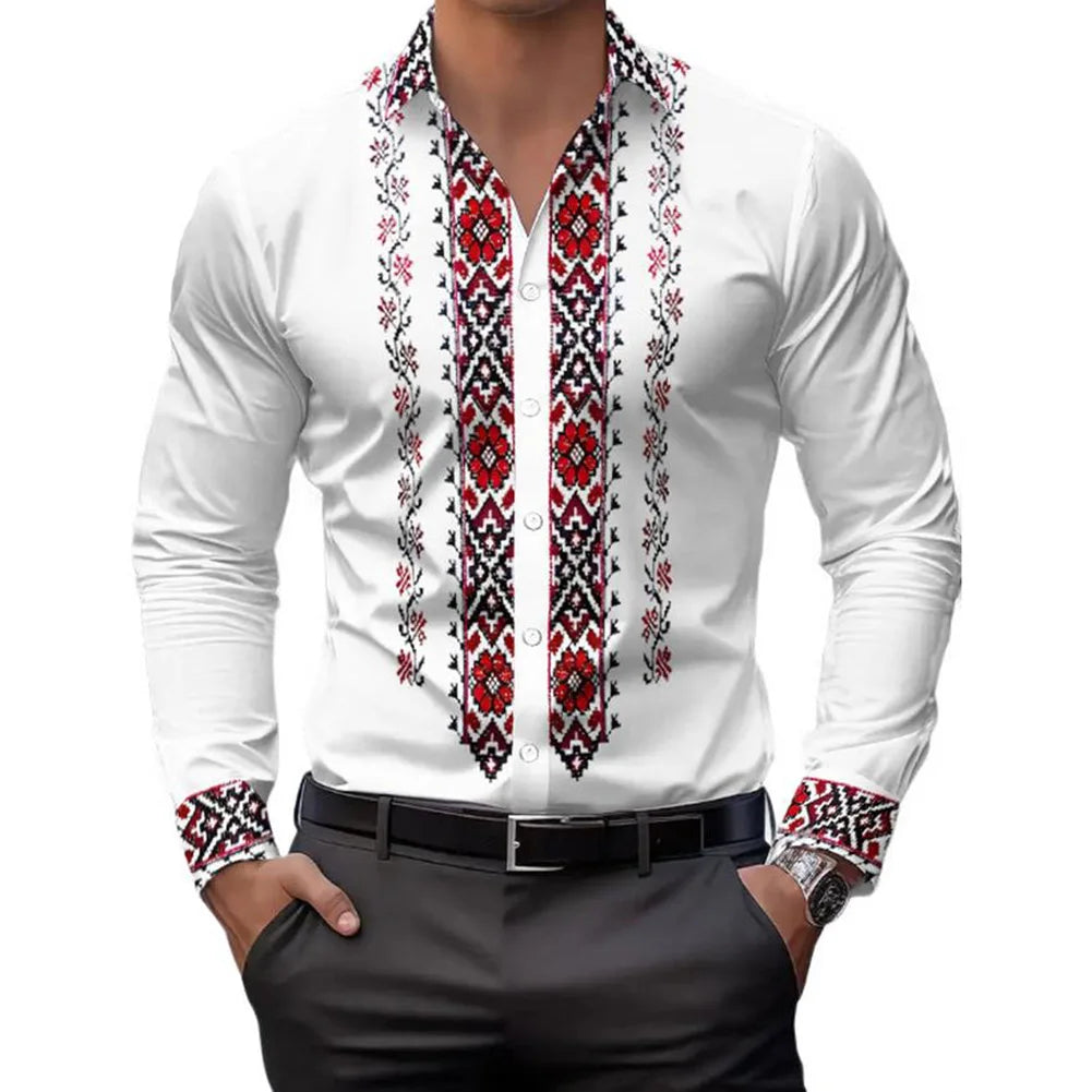 Mens Casual Shirts Long Sleeve