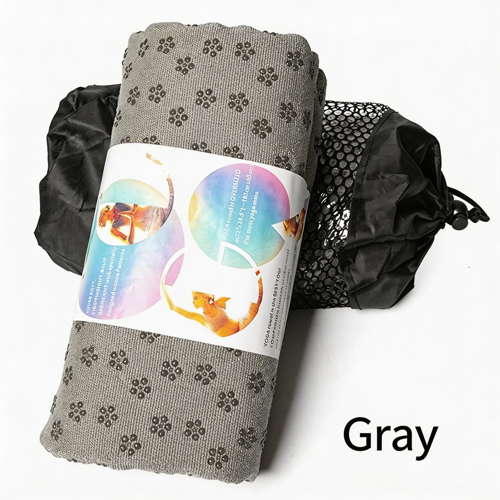 Non Slip Yoga Towel 72"x24" Microfiber Yoga Mat Cover