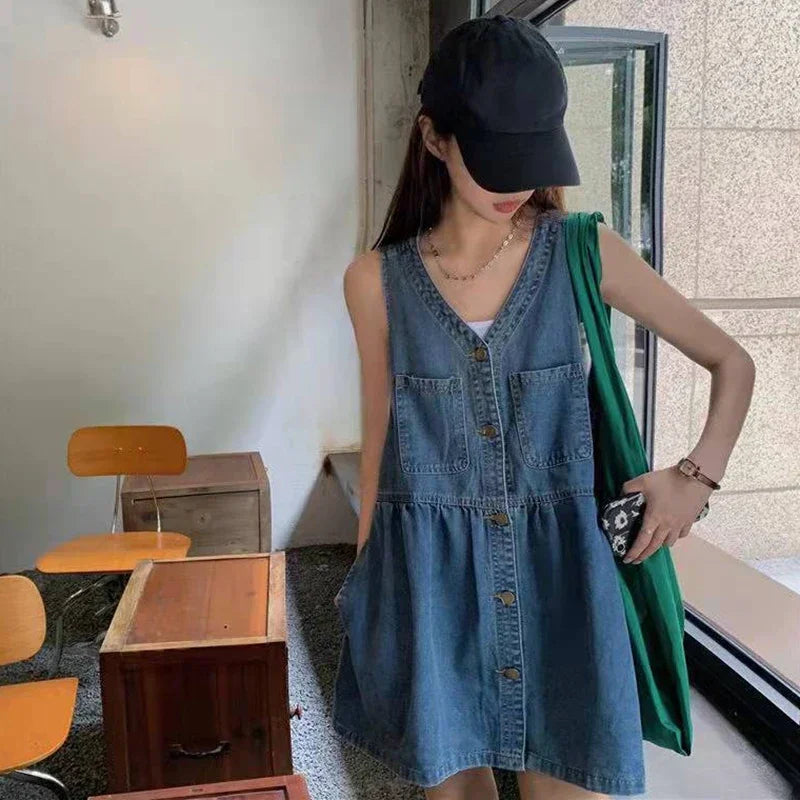 Sleeveless Strap Dress Women