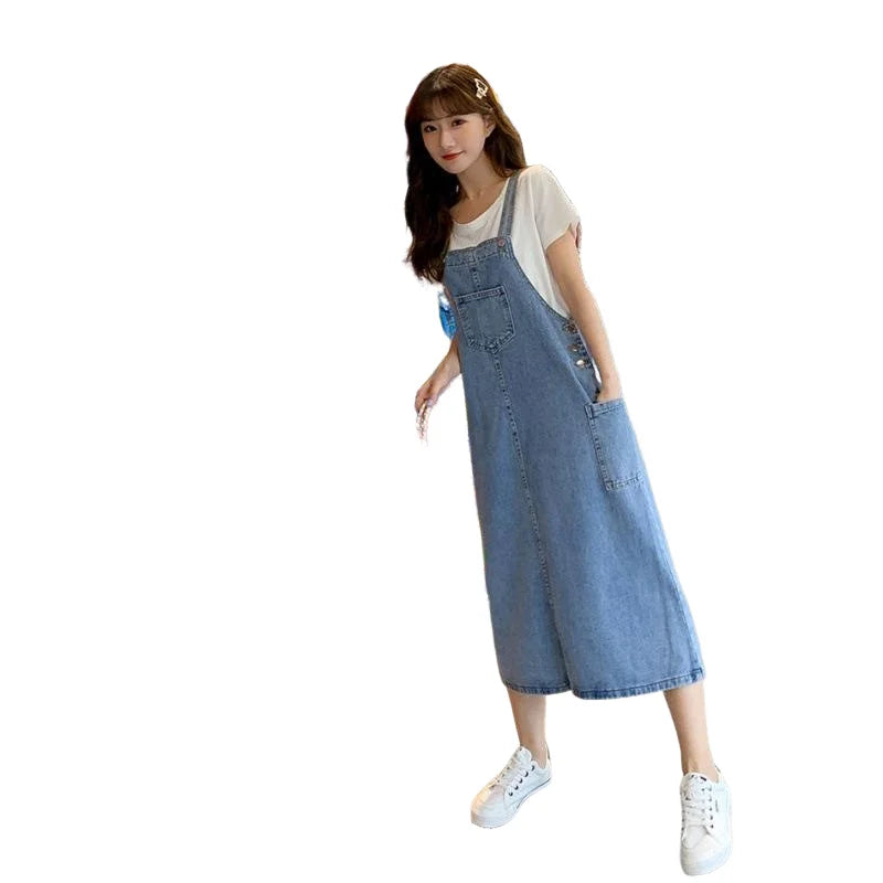 Denim Overall Dress