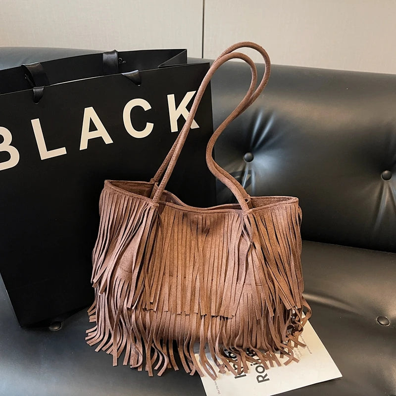 Boho Fringe Shoulder Bag