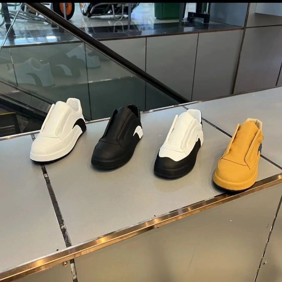 Sneakers Casual Men Cover Bottom Board Shoes