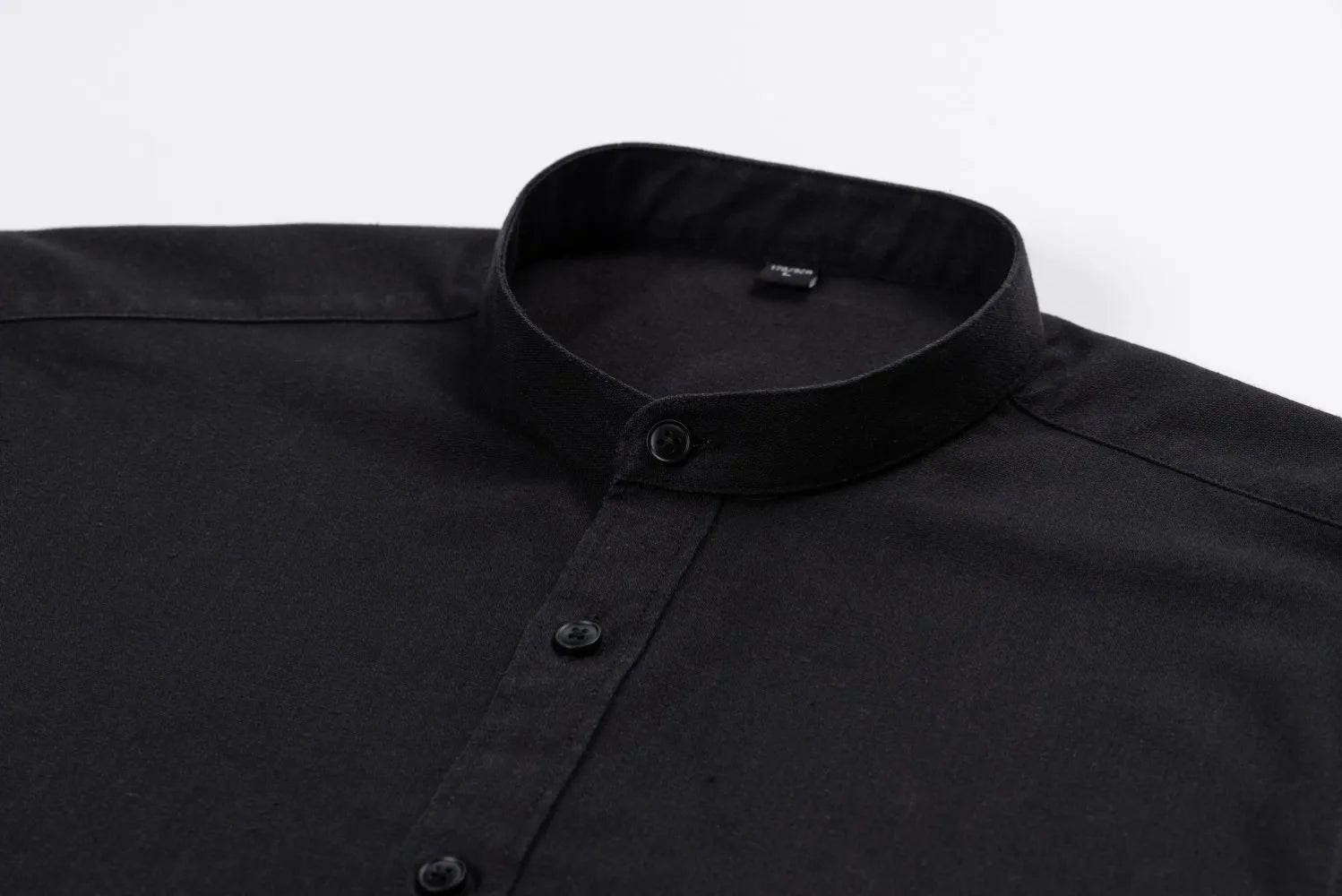 Men Casual Business Mandarin Collar