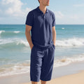 Men's Casual Linen 2 Piece Outfit