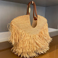 Boho Straw Tote Bag