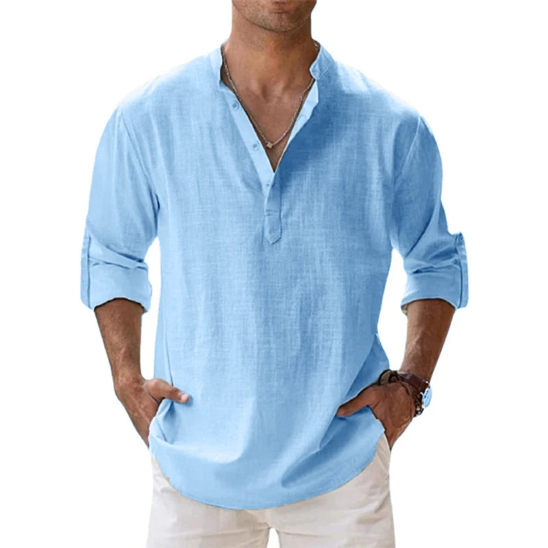 New Men Casual Shirts Lightweight