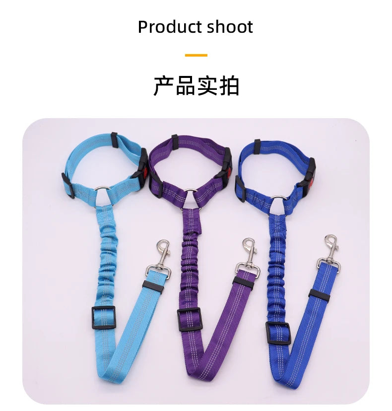 Reflective Pet Dog Car Seat Belt