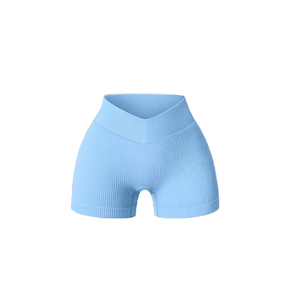 Women High Waist Workout Fitness Yoga Shorts