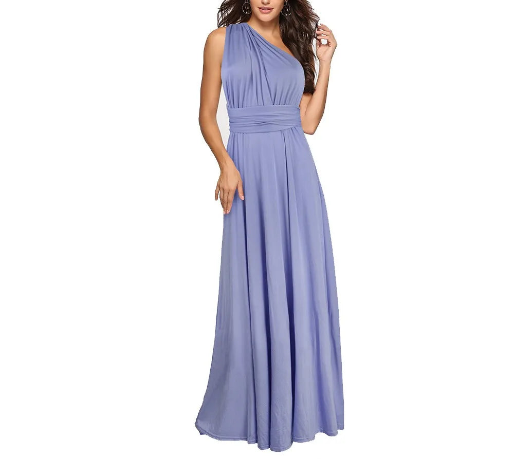 Women Dresses Multiway Wrap Convertible Boho Maxi Dress