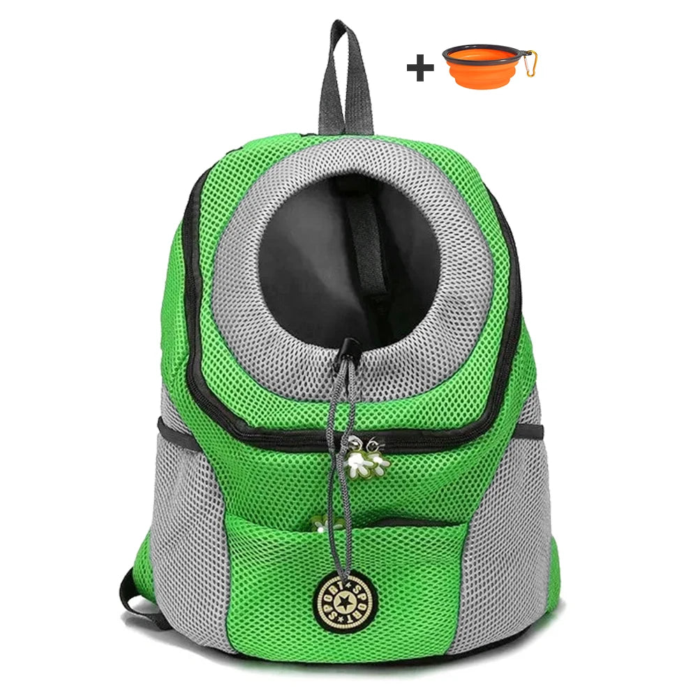 Outdoor Pet Dog Carrier Backpack Breathable Camouflage