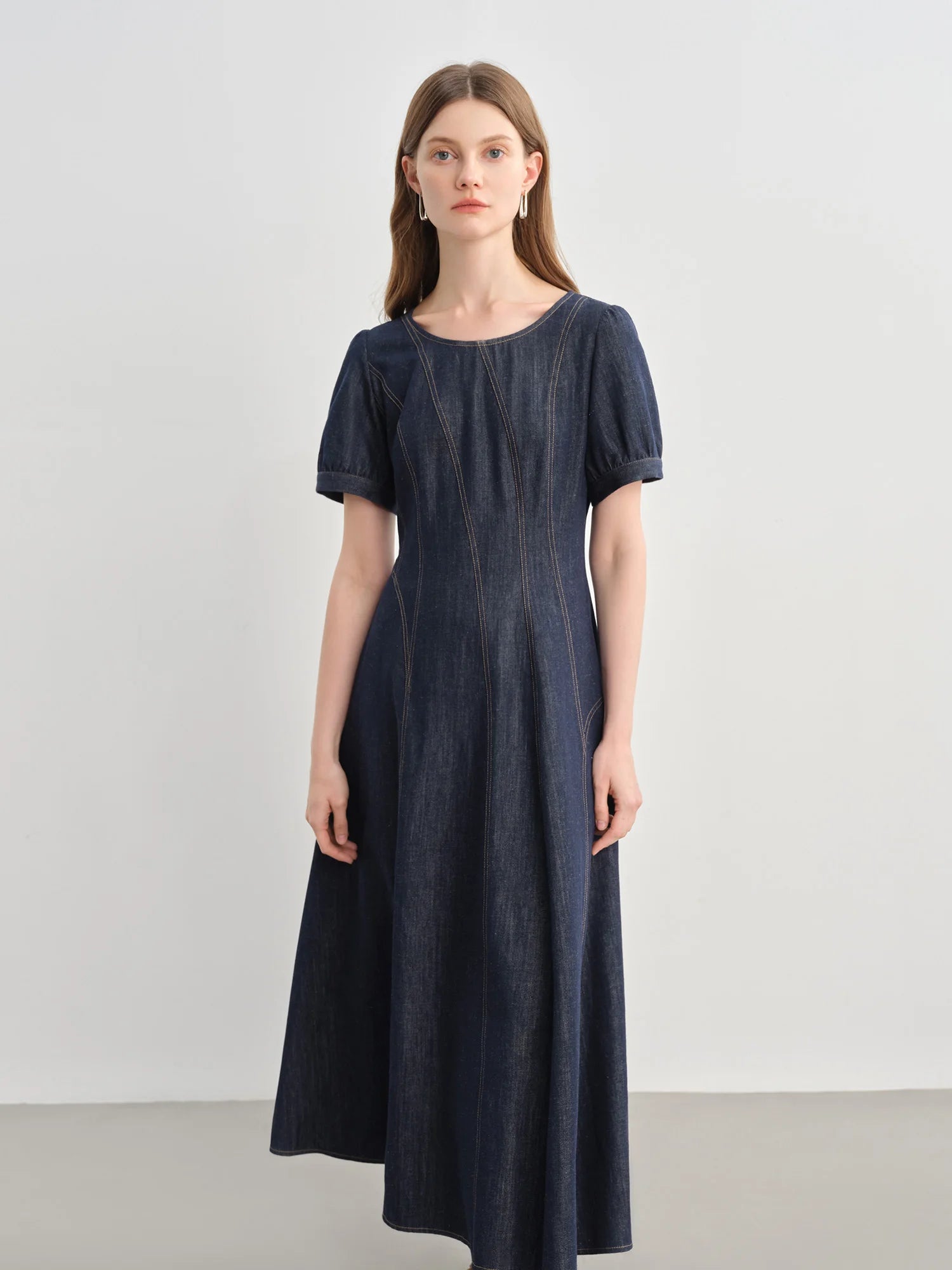 Plus Size Denim Dress Women