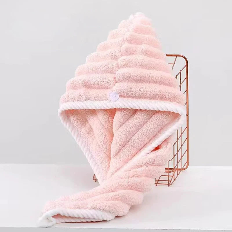 Dry Hair Cap for Women, Thickened and Super Absorbent Headscarf