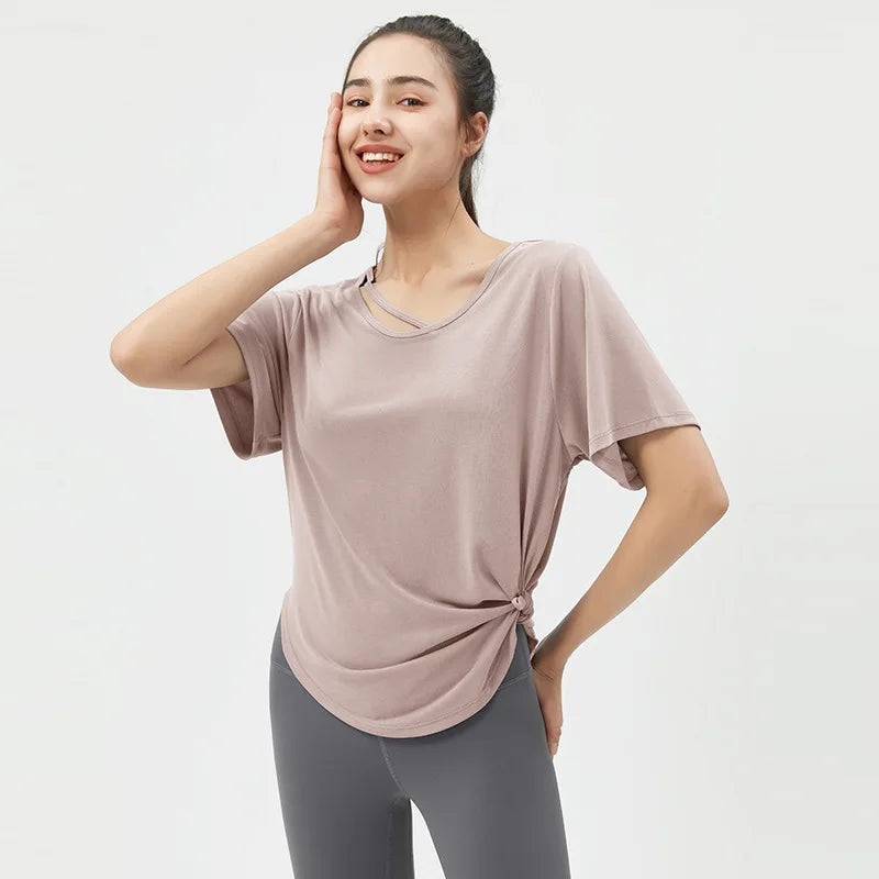 Plus Size Workout T-Shirt for Women