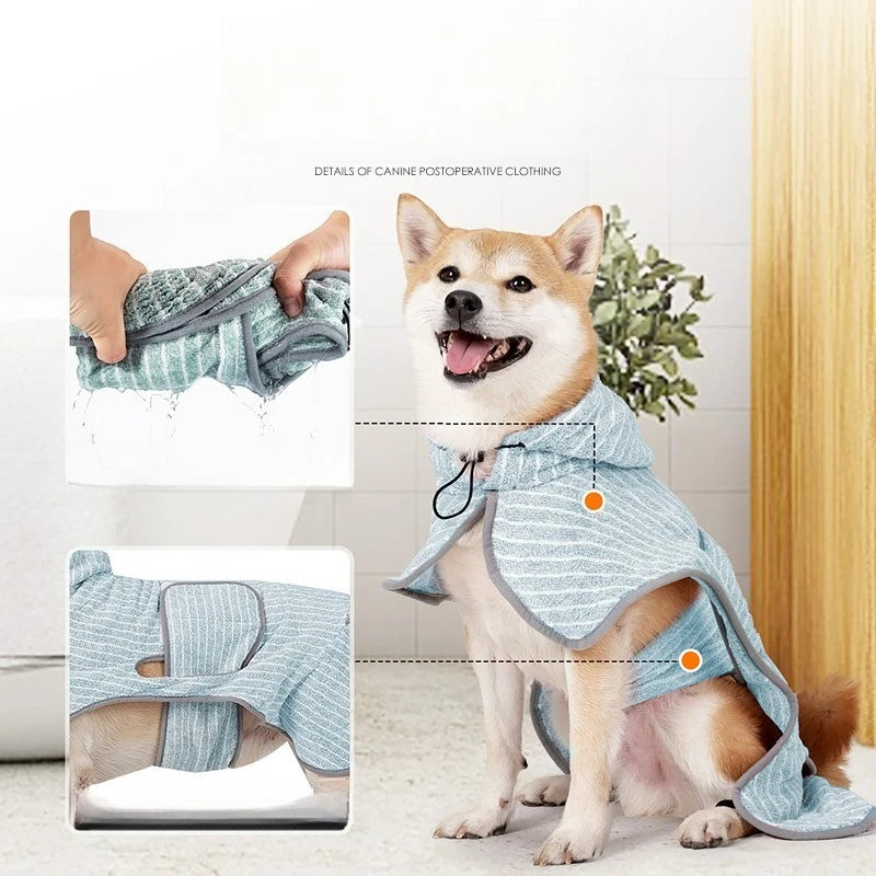 1PC New Pet Cleaning Products Dog Bathrobes Large Dog