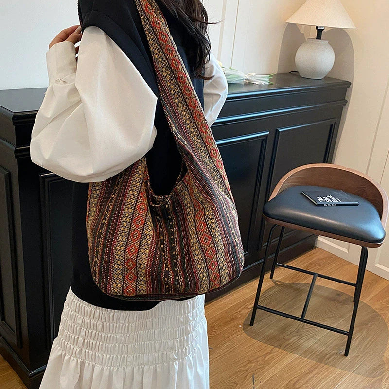 Women's Boho Chic Aztec Tote Bag
