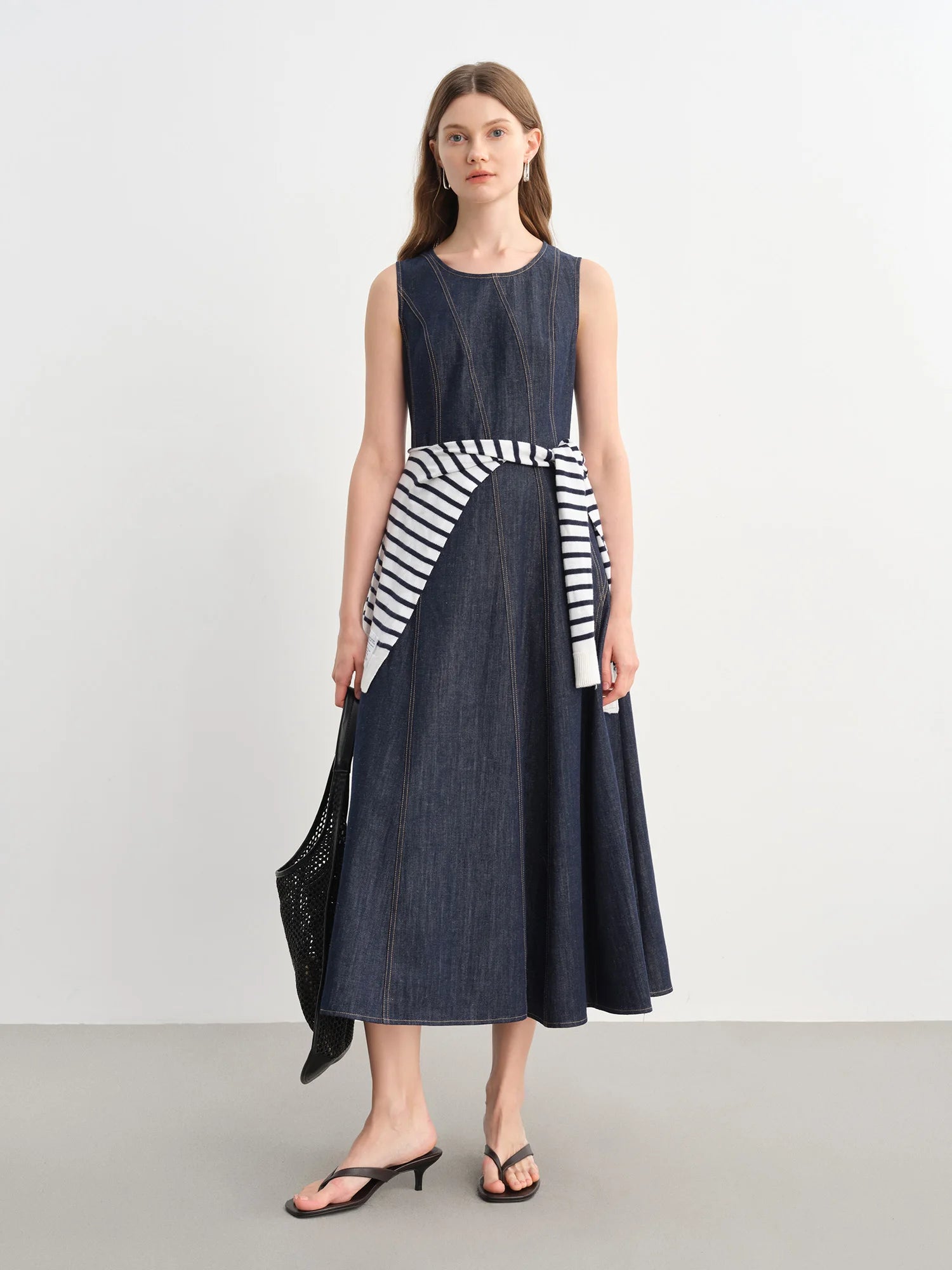 Plus Size Denim Dress Women