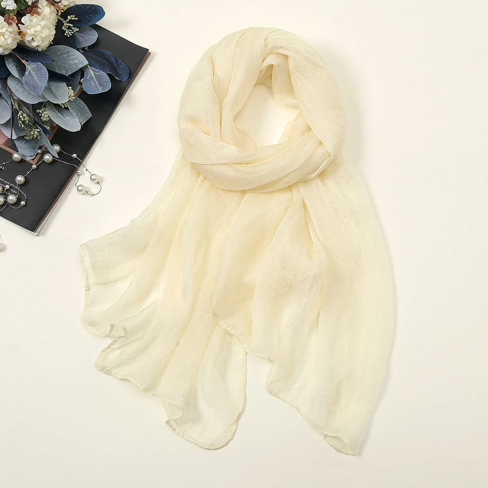 Oversize Chiffon Women Summer Shawl Sleeves