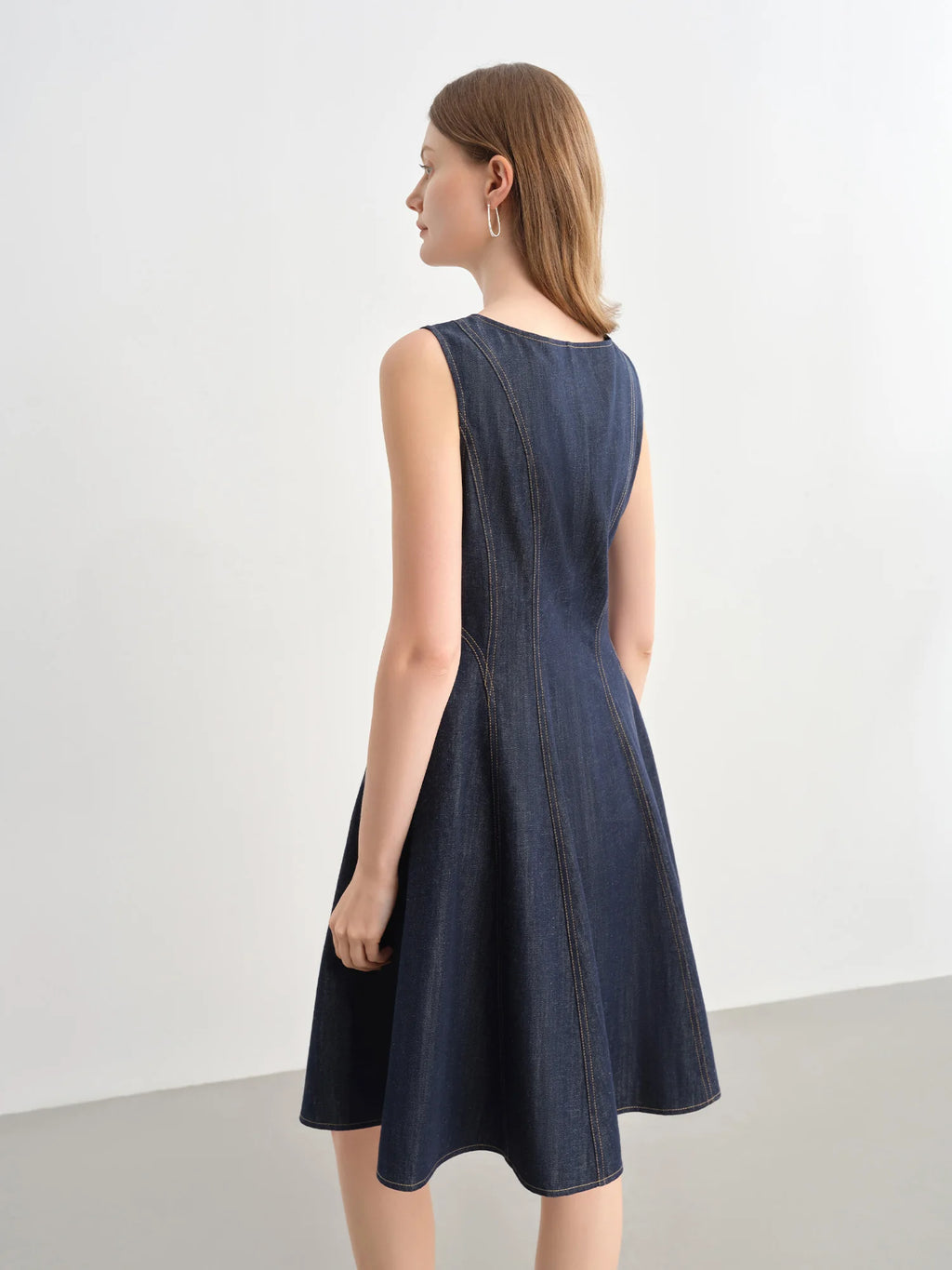 Plus Size Denim Dress Women