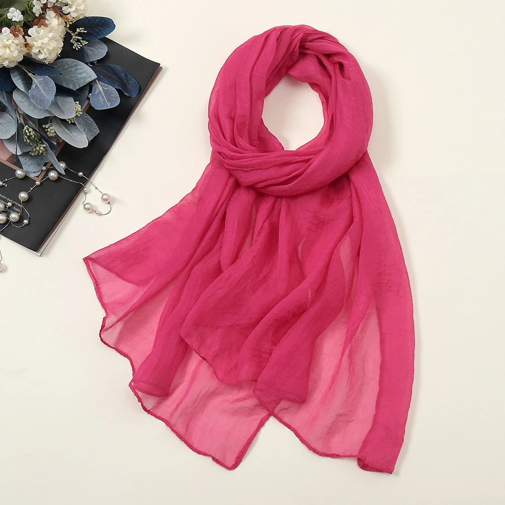 Oversize Chiffon Women Summer Shawl Sleeves