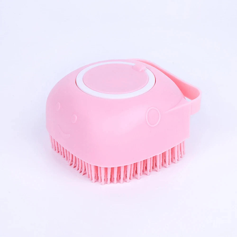 Puppy Dog Cat Bath Massage Gloves Brush