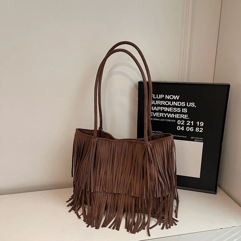 Boho Fringe Shoulder Bag